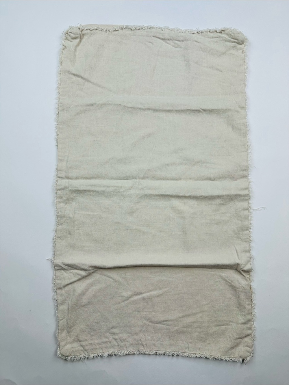 Casaluna Rayon Linen Cream King Size Pillow Sham